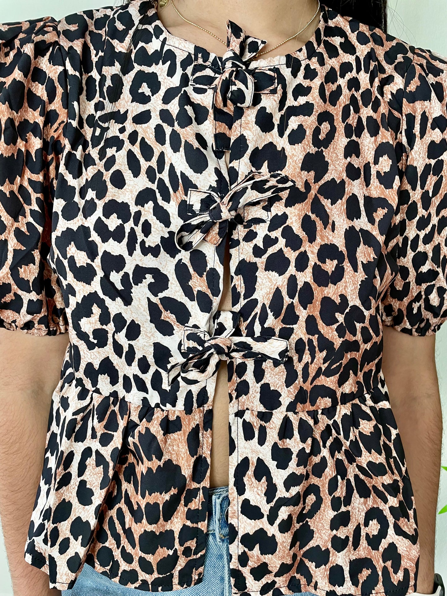 ANIMAL PRINT TOP