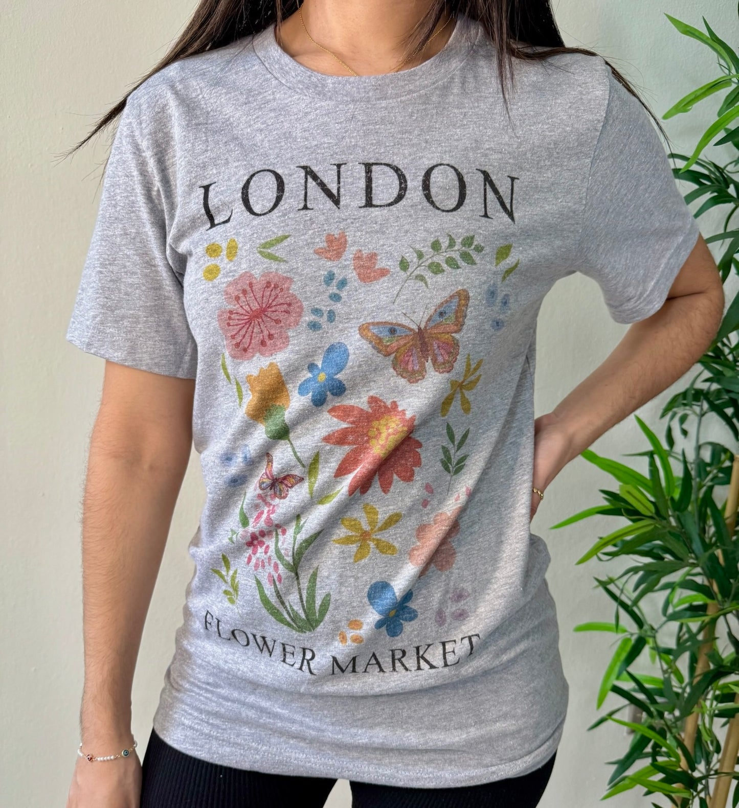 LONDON FLOWER GRAPHIC TEE