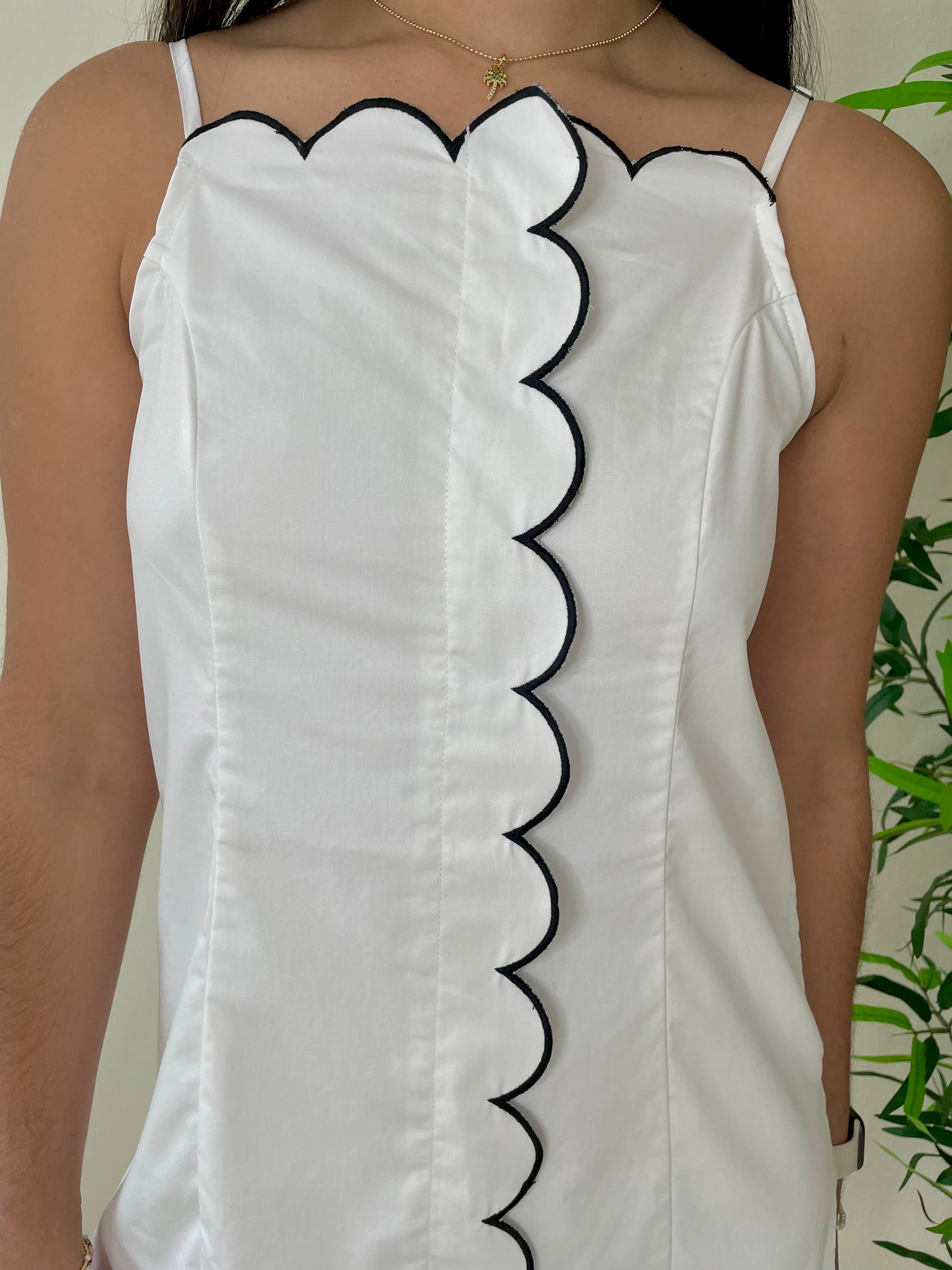 WHITE MINI DRESS