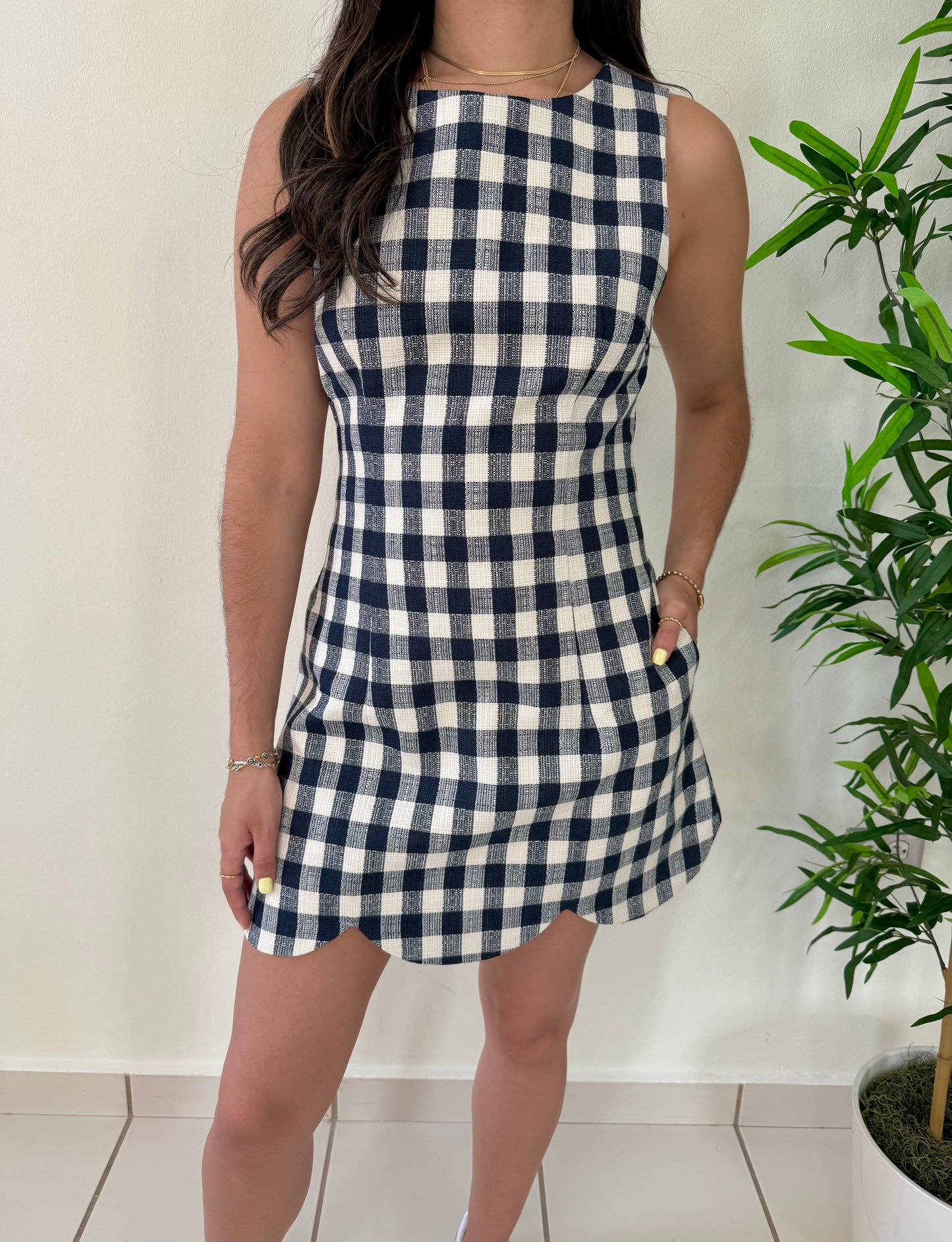 NAVY MINI DRESS