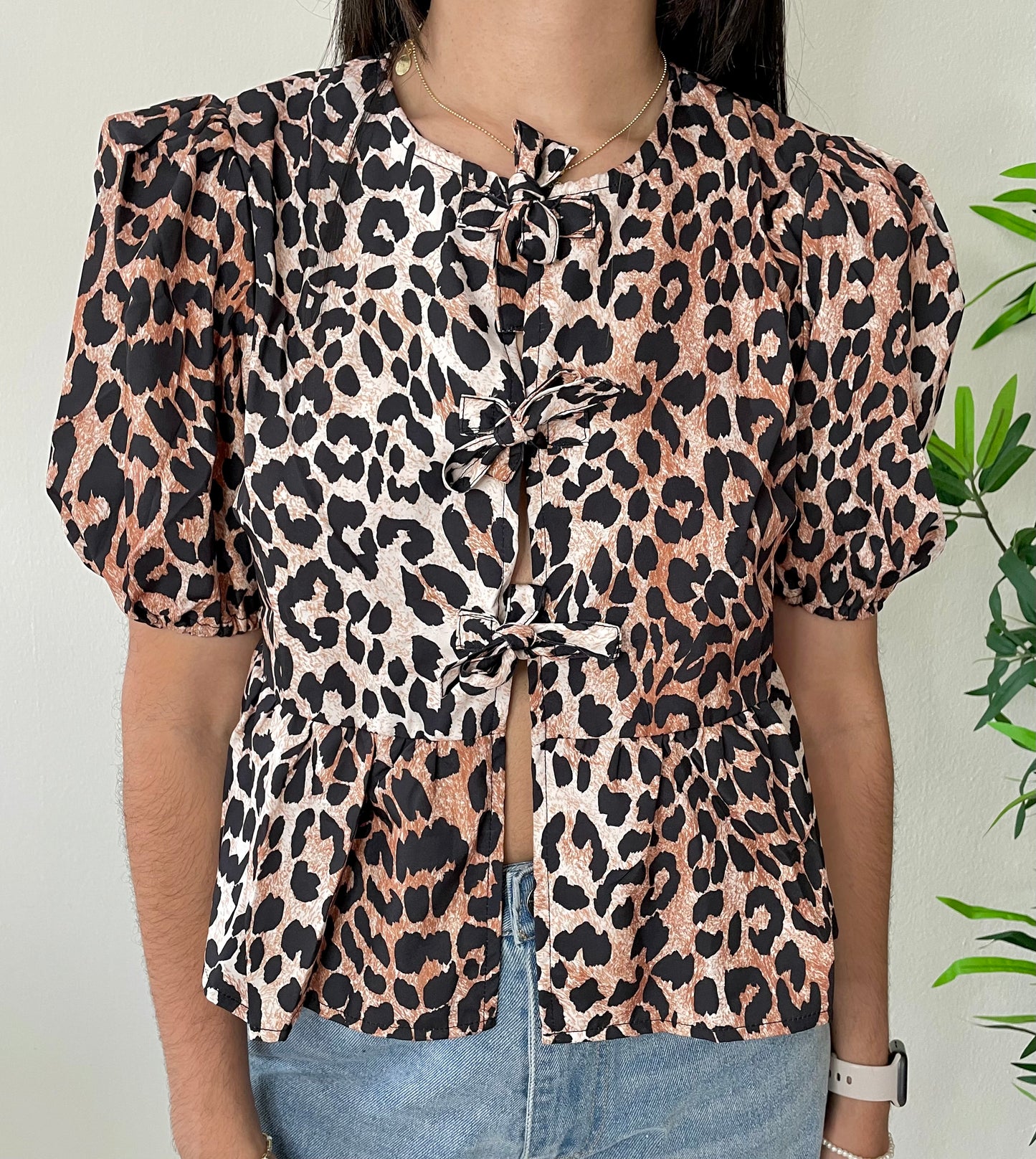 ANIMAL PRINT TOP
