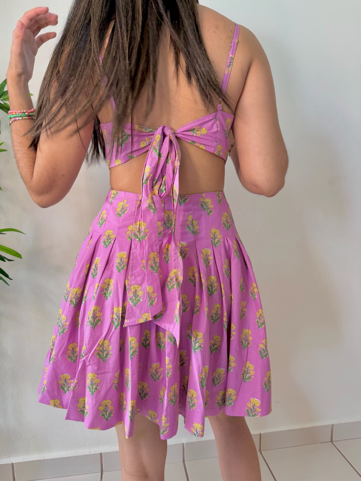 FLORAL MINI DRESS
