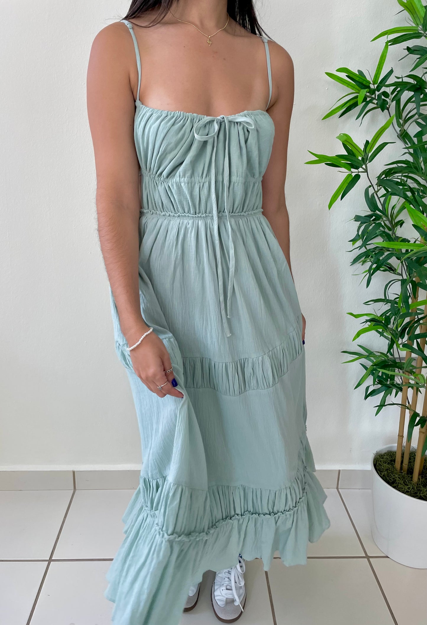 SAGE MAXI DRESS