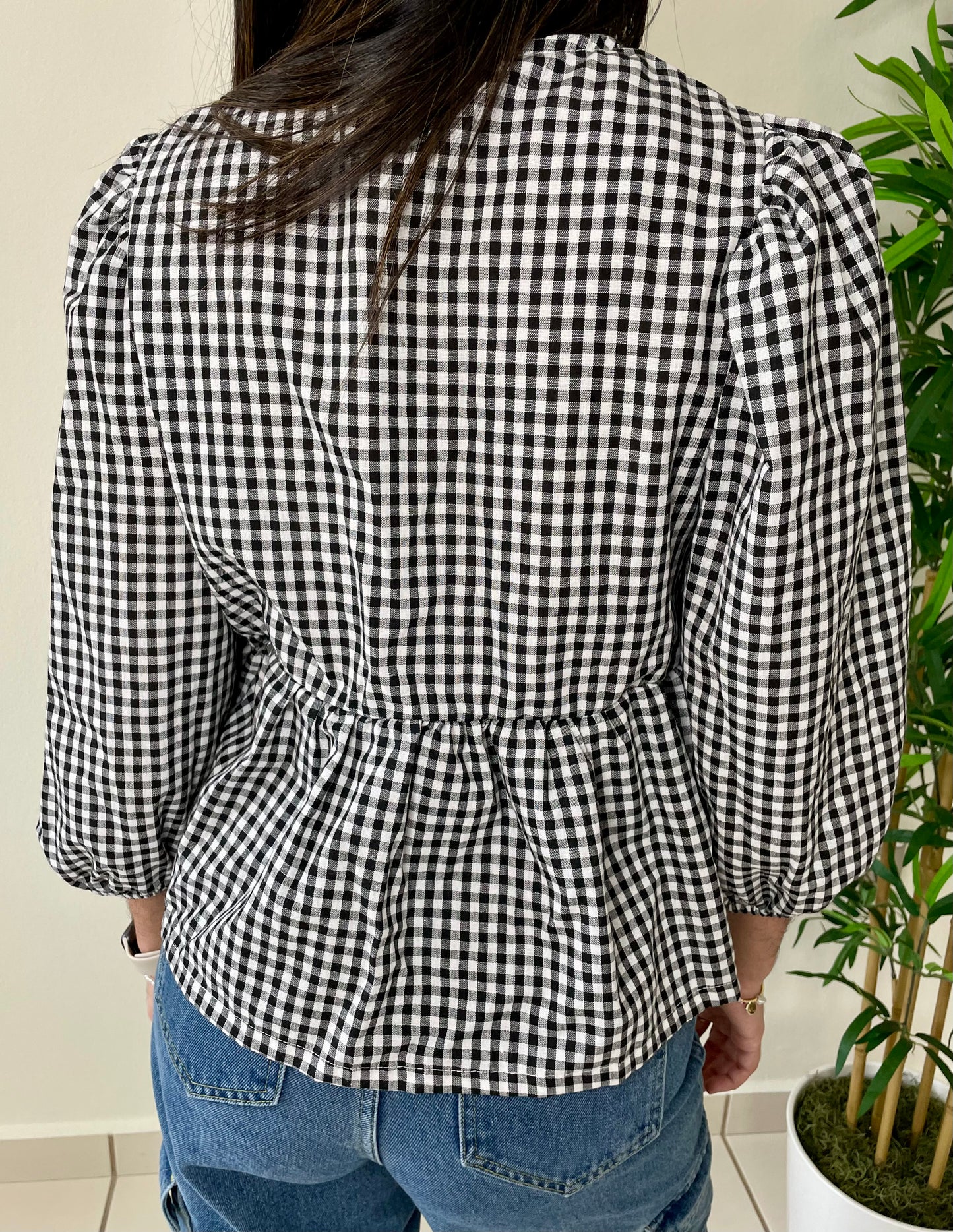 GINGHAM TOP