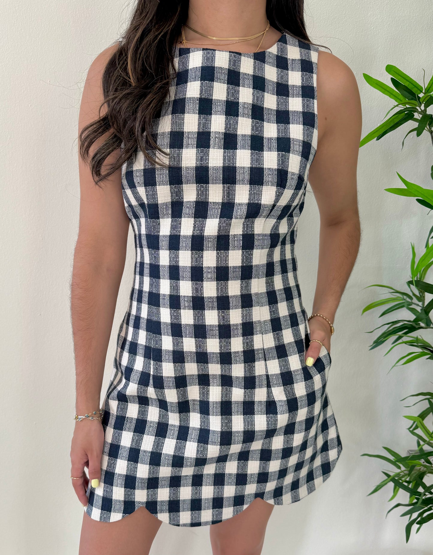 NAVY MINI DRESS