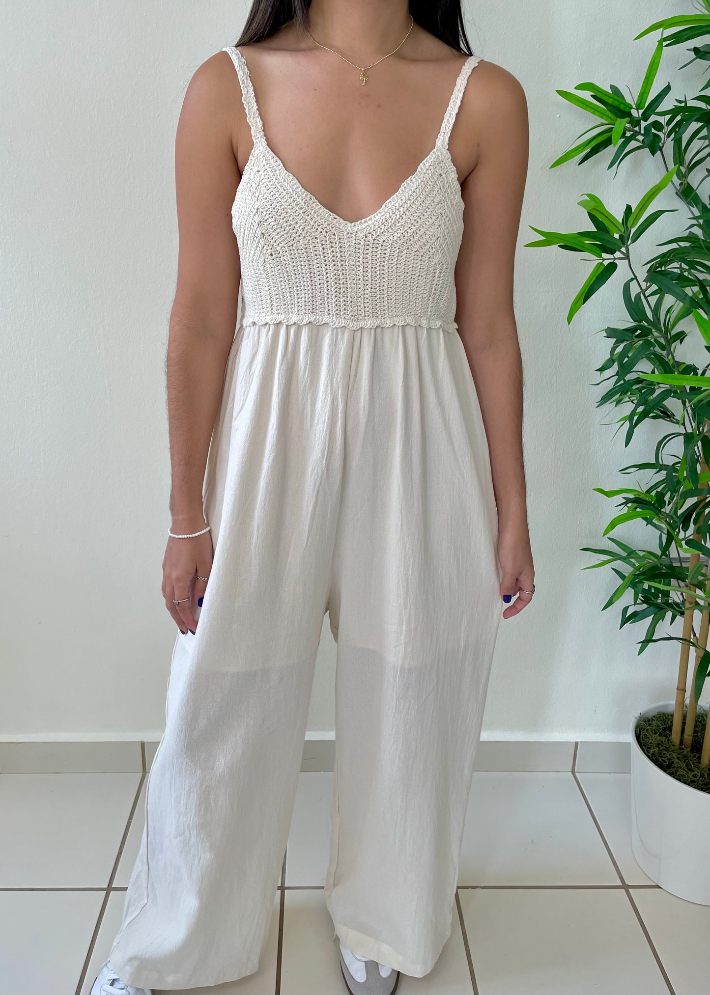 OATMEAL JUMPSUIT