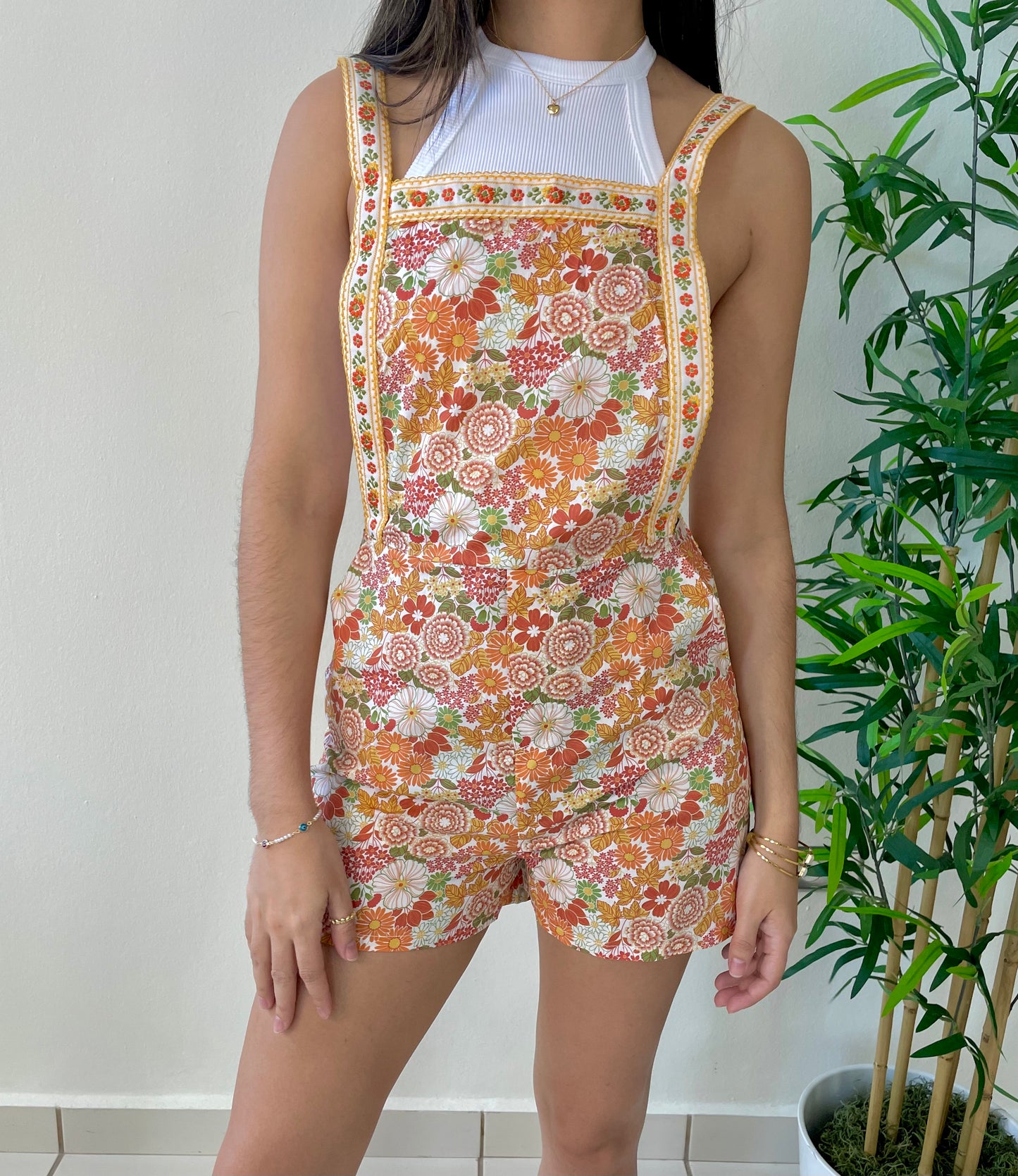 FLORAL ROMPER