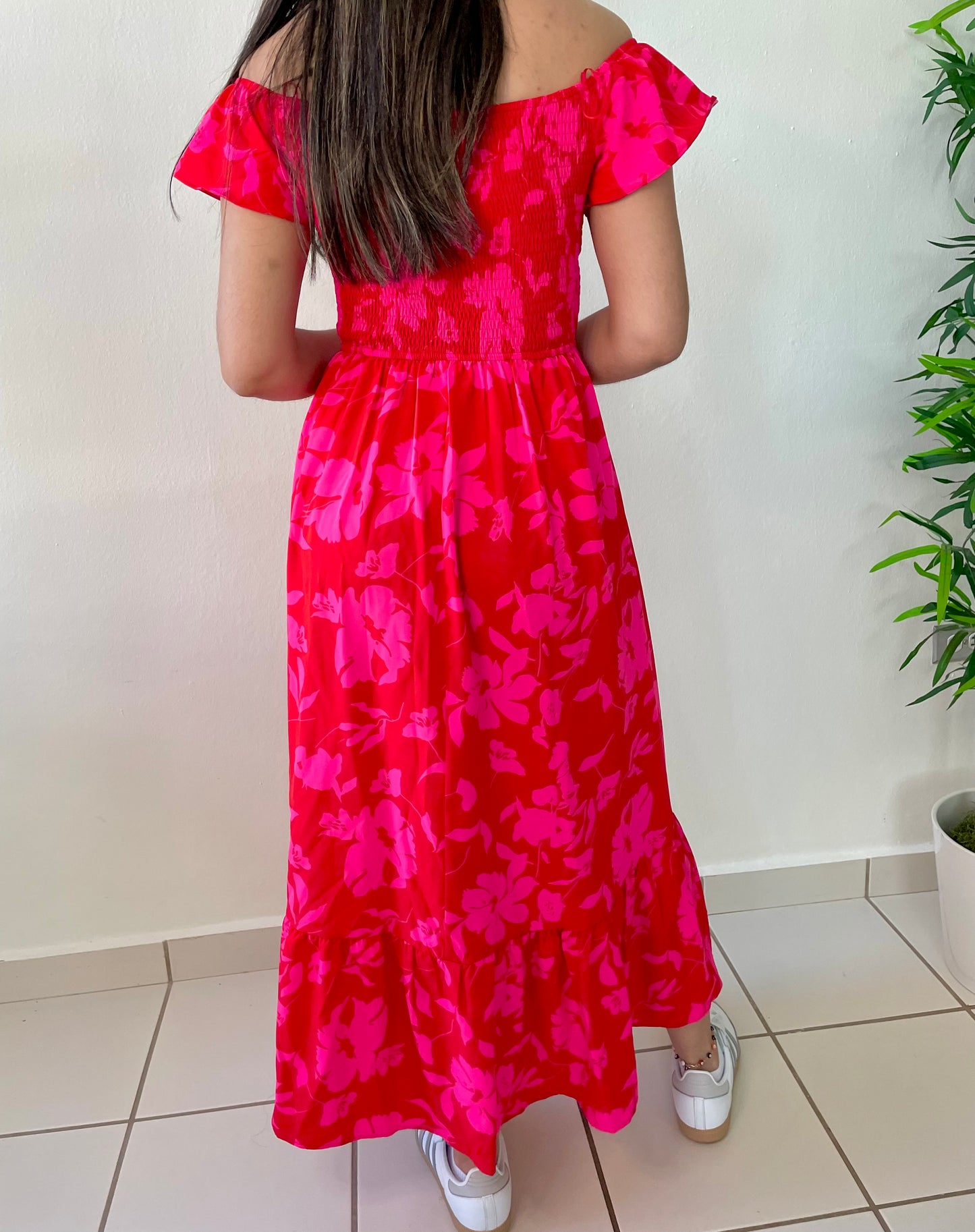 RED MULTI DRESS