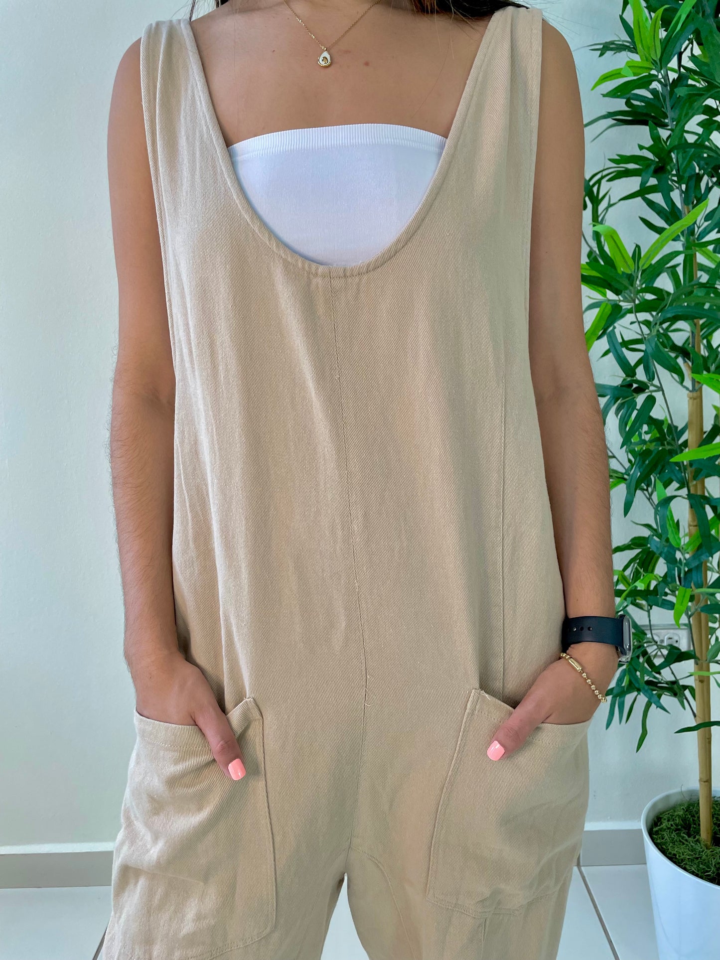 TAUPE JUMPSUIT