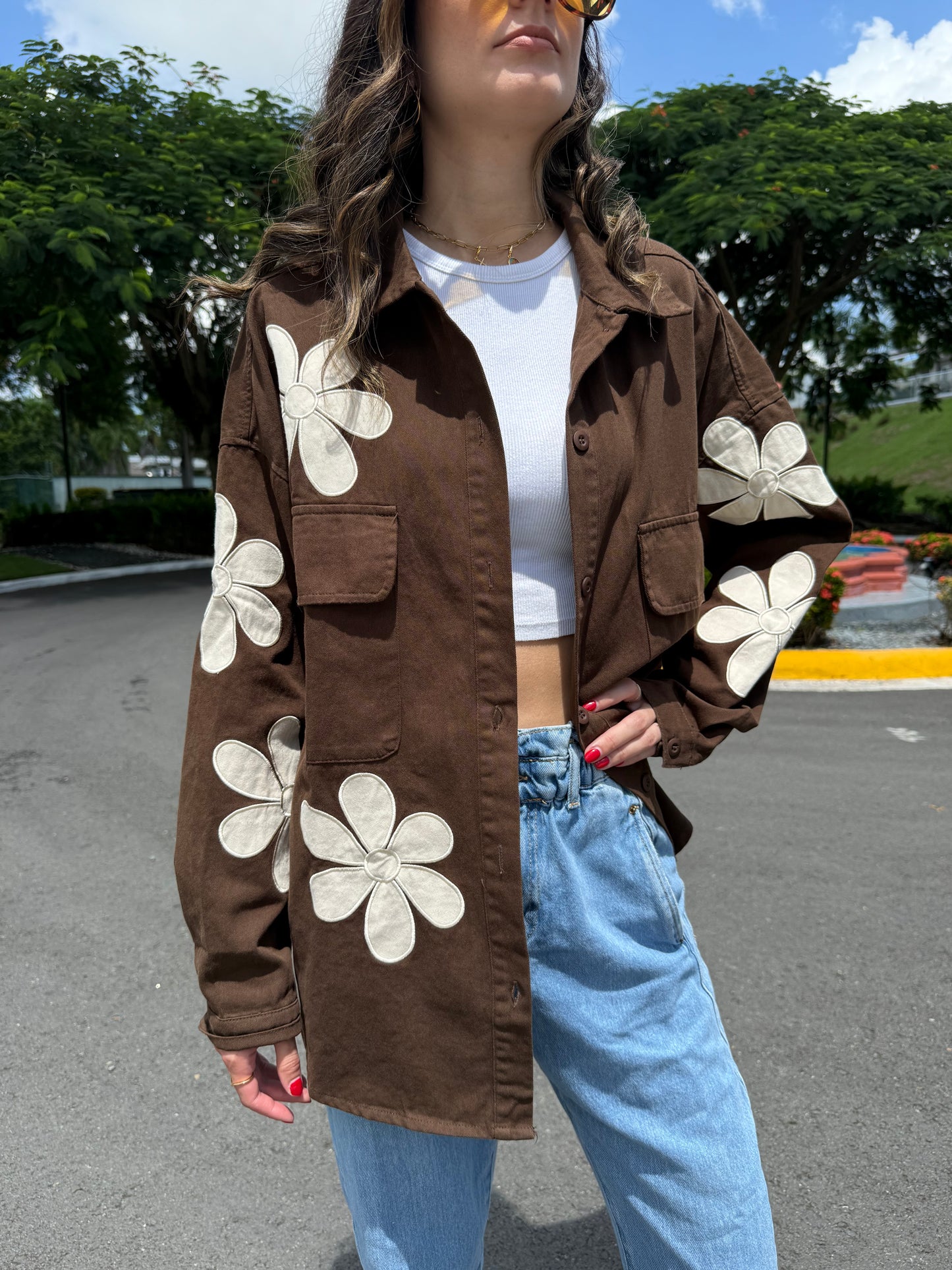 FLOWER OVERSIZE JACKET