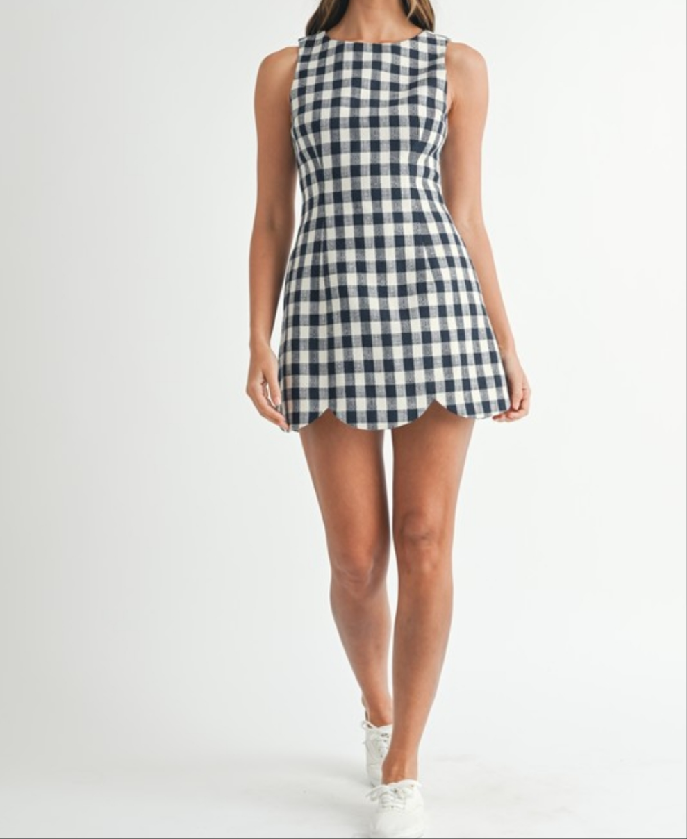 NAVY MINI DRESS