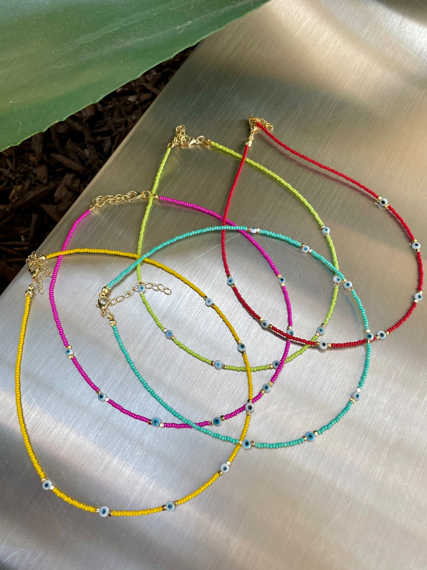 7 LUCKY EYE CHOKER