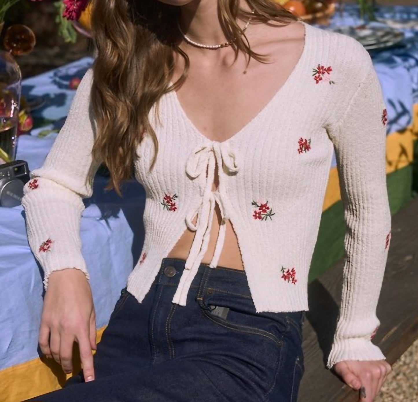 FLORAL CARDIGAN