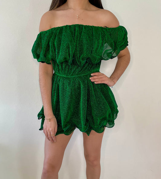 GREEN ROMPER