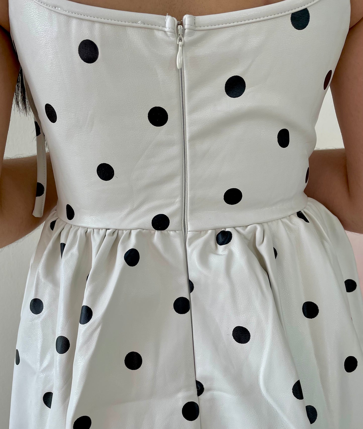 POLKA DOT MINI DRESS