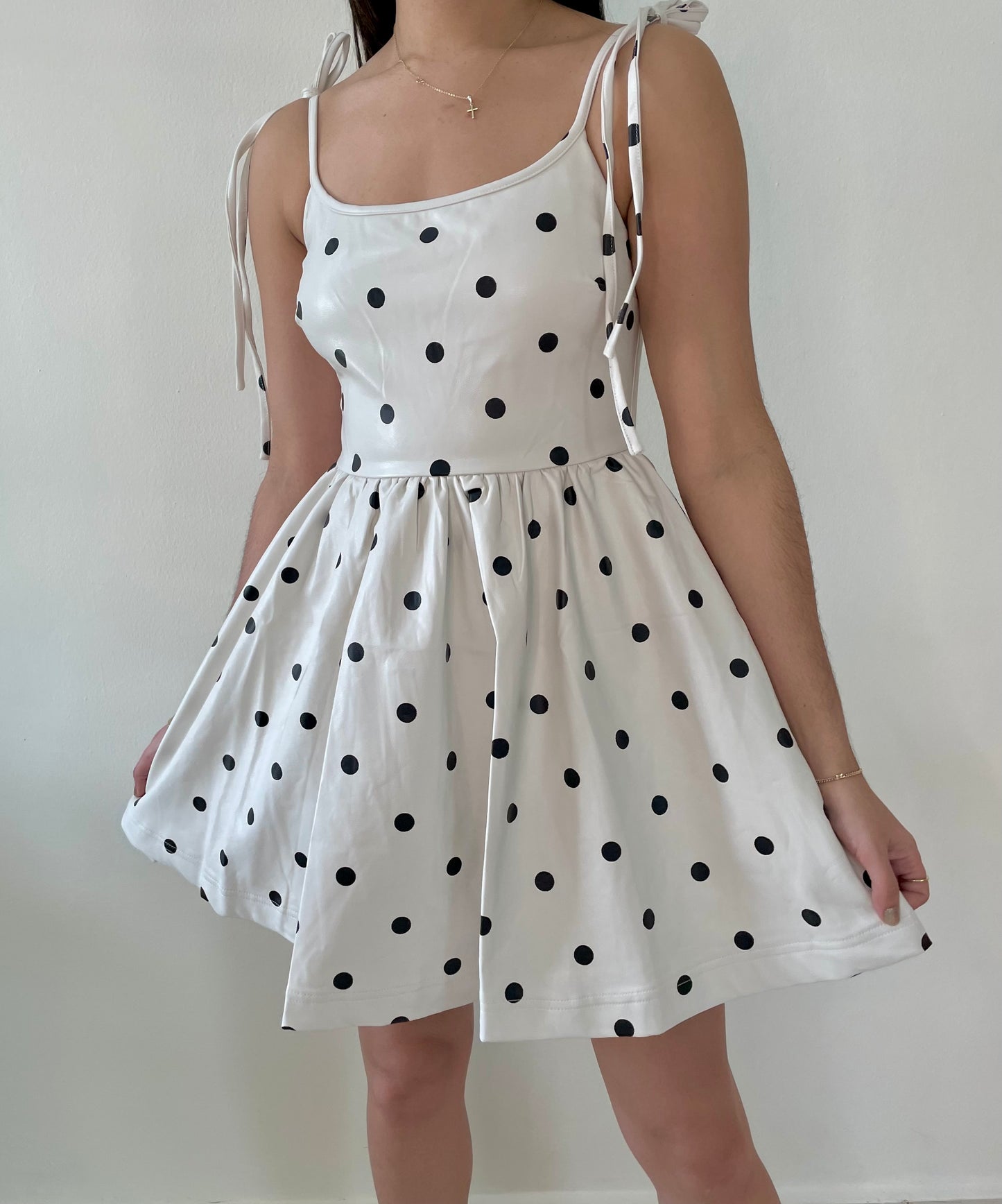 POLKA DOT MINI DRESS