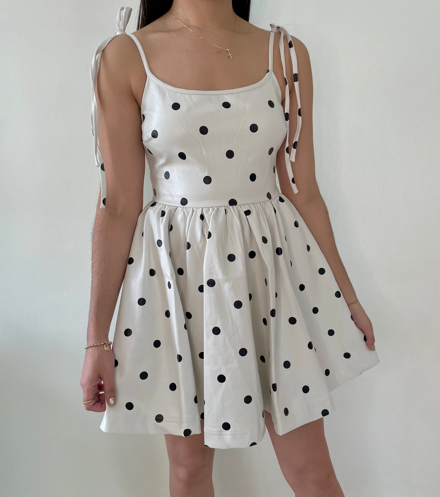 POLKA DOT MINI DRESS