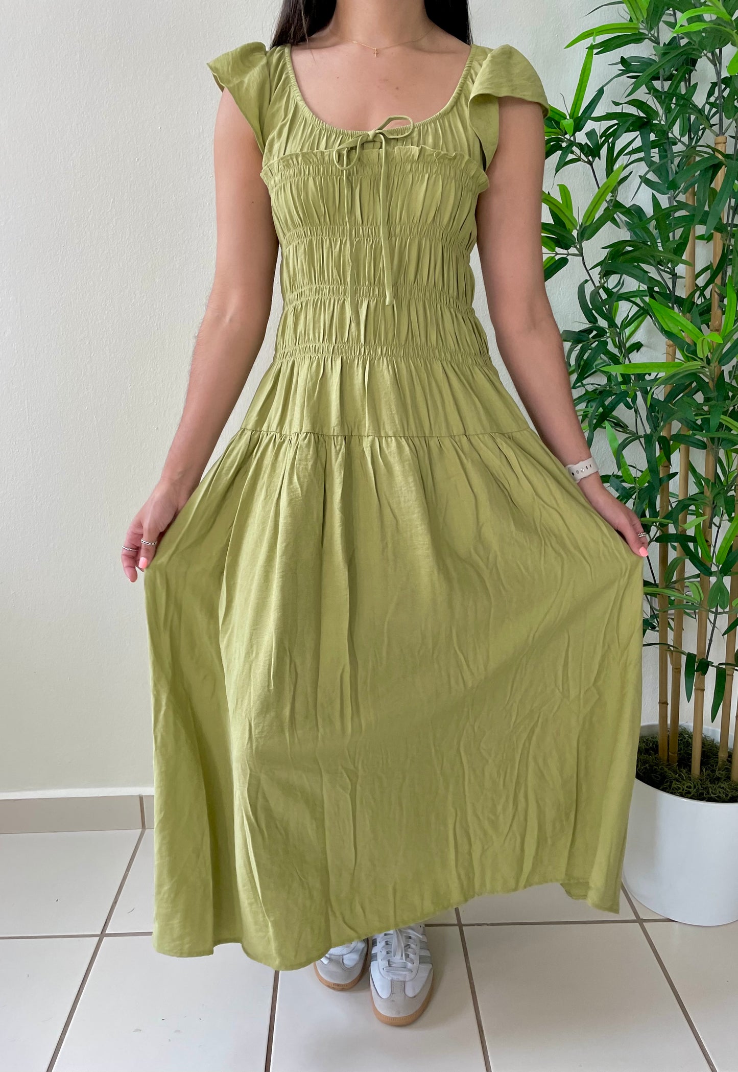 KIWI MIDI DRESS