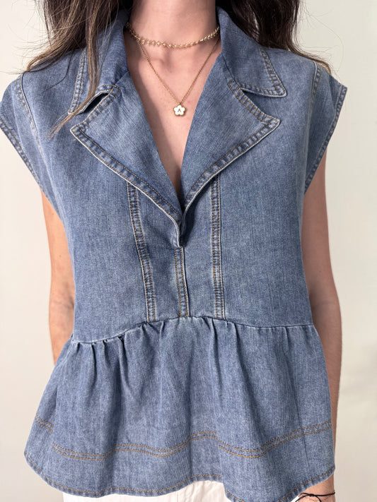 DENIM TOP